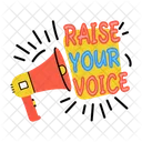 Raise Your Voice Speak Up Loudspeaker Icon