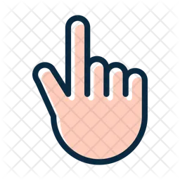 Raised Finger  Icon