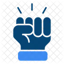 Icon Raised Fist Strength Icon