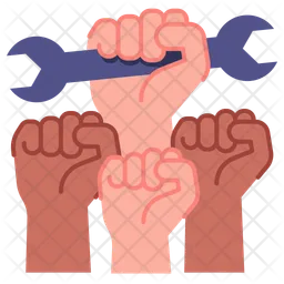 Raised hand  Icon