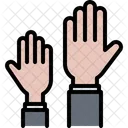 Raised Hand  Icon