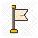 Raising Flag Flag Job Icon
