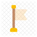 Raising Flag  Icon