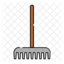 Rake Tool Gardening Icon