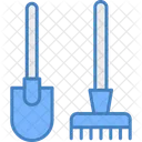 Rake And Hoe Icon