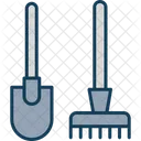 Rake And Hoe Icon
