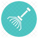 Rake Gardening Tool Icon