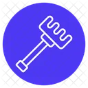 Rake Gardening Tool Icon