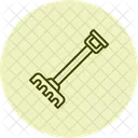 Rake Gardening Tools Icon