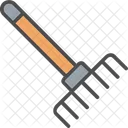 Rake Tool Agriculture Farming Icon