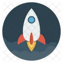 Fliegen Rakete Weltraum Icon