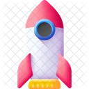 Rakete Raumschiff Start Symbol