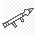 Rakete Werfer Feuerwaffe Symbol