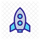 Raum Shuttle Kontur Symbol