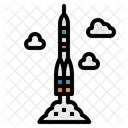 Rakete Start Weltraum Symbol