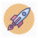 Mrocket Rakete Flugzeug Symbol