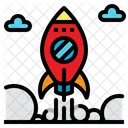 Rakete Schiff Raum Symbol