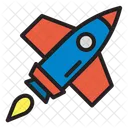Rakete Raumschiff Start Symbol