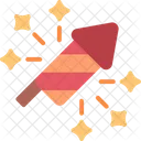 Feier Feuerwerk Rakete Symbol