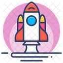 Rakete Raumschiff Start Symbol