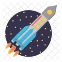 Rakete Kosmonaut Shuttle Icon