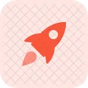 Rakete Raumschiff Start Symbol