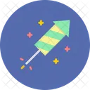 Rakete Feuerwerk Kinder Symbol