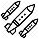 Raketen Raketen Flugzeuge Symbol