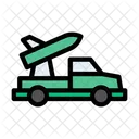 Rakete LKW Militar Symbol