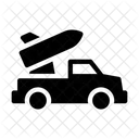 Rakete LKW Militar Symbol