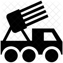 Raketen-LKW  Symbol