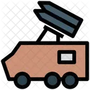 Raketen LKW Rakete Pistole Symbol