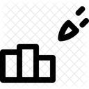 Raketenangriff Rakete Atom Symbol