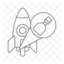 Raketenantrieb  Symbol