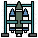 Raketenbasis Rakete Start Symbol