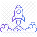 Raketenerkundung Mission Weltraum Symbol