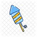 Raketenfeuerwerk Feuerwerkskorper Festival Symbol