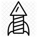 Raketenfeuerwerk Symbol