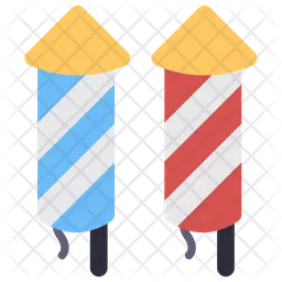 Raketenfeuerwerkskörper  Symbol