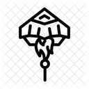 Raketenform Drachen Drachenfliegen Symbol