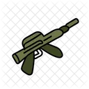 Raketenwerfer Waffe Militar Symbol