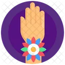 Rakhi On Hand Rakhi Band Rakhi Armband Icon