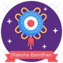 Rakhi Festival Raksha Bandhan Raksha Bandhan Label Icon