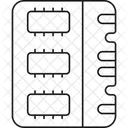 메모리 하드웨어 인도 아이콘