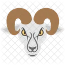 Aries Ram Face Icon