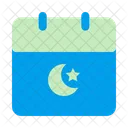 Ramadan Calendar Time And Date Icon