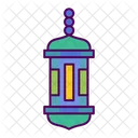 Ramadan Icon In Outline Color Style Icon