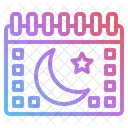Ramadan Calendar Islam Icon