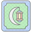 Ramadan Banner Lineal Color Icon Symbol