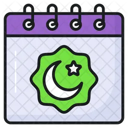 Ramadan calendar  Icon